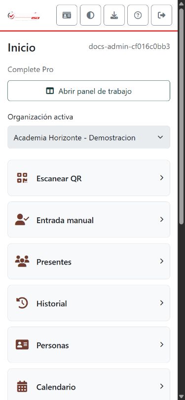 Pantalla principal de Guatiao Lite en móvil